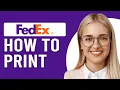 How To Print At FedEx How Do I Print At FedEx