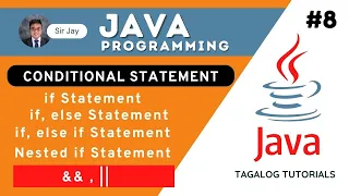 Java Tutorials Tagalog Conditional Statements Sir Jay