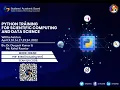 Day 2 Part 2 Python for Scientific Computing and Data Science IIT Guwahati