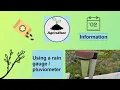 Using A Rain Gauge Pluviometer