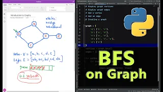 Breadth First Search BFS for a Graph with Python Implementation
