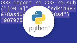 Removing all non-numeric characters from string in Python