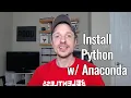 How to install Python with Anaconda on Windows 10