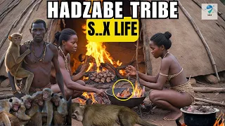 life in hadzabe tribe eating monkeys and life with multiple wives travel documentary