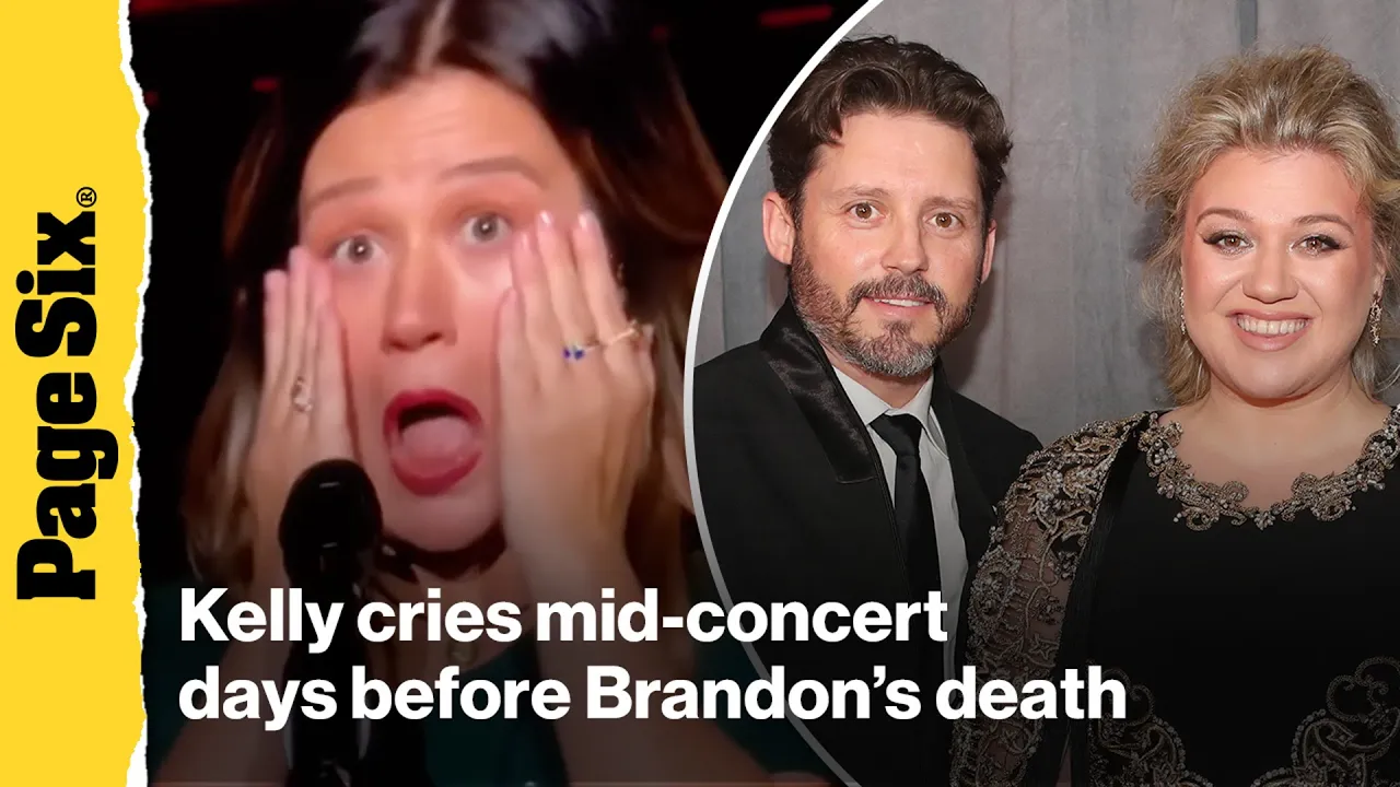 Kelly Clarkson cries mid-concert in video taken days before ex-husband Brandon Blackstock’s death Kelly Clarkson cries mid-concert in video taken days before ex-husband Brandon Blackstock’s death