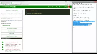 Free Code Camp - Title Case a Sentence