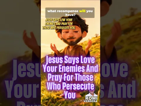 Jesus Says Love Your Enemies And Pray For Those Who Persecute You  v267q