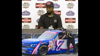 Rajah Caruth imagines advice from Kyle Busch on driving his truck Dude just lock in