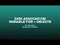 Data Association Variable for a Known Number of Objects
