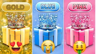 Choose your gift.. 🎁 Gold, Blue or Pink💛💙💗 How Lucky Are You? #chooseyourgift
