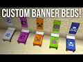 How to Get Custom Banner Beds in Minecraft