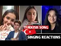 Download Lagu SPESIAL LAGU TURKI ! Cewek Cewek Turki ini pada kaget di nyanyiin lagu Turki | SINGING REACTIONS
