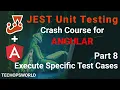 Execute specific test cases in JEST Unit Testing JEST tutorial for Angular Techopsworld