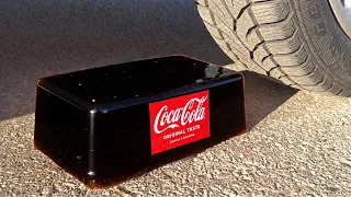 COCA COLA BALLOON VS CAR, Coca Cola Zero, PowerAde, Fanta, Sprite, Fruko and Mentos Diff Unde