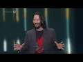 Video di Cyber Punk 2077   Keanu Reeves reaction to someone Shouting " Your Breath Taking" Clip