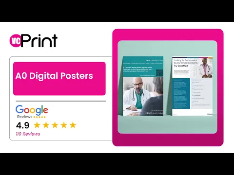 A0 Digital Posters video