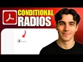 How To Set Conditional Radio Buttons In A Fillable PDF Form With Adobe Acrobat Pro DC Tutorial 2026