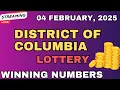 District of Columbia Midday Lottery Results For - 04 Feb 2025
