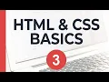 HTML and CSS basics part 3 CSS element selectors vs CSS class selectors