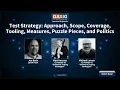 Test Strategy Approach Scope Coverage Tooling Measures Puzzle Pieces Politics