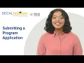 DECAL Scholars How to create and submit an application