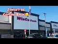 No Tours Here Winco Foods In Roseville CA Unfortunately I Won t Be Coming Back