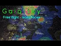 Gaia Sky - Free flight mode using game controller