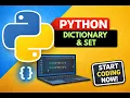 Dictionary Set Explained in Hindi Key-Value Pairs Set Operations Python Full Course