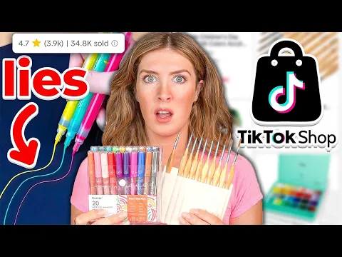 Download MP3 I Tested TIK TOK SHOP's Overly HYPED Art Supplies..*they lied..*