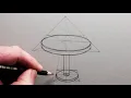 How to Draw a Round Table using Perspective Narrated