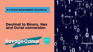 Python Decimal to Binary Hex and Octal Conversion VERY EASY