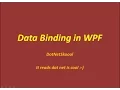 Data Binding Modes in WPF