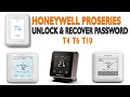 How To Unlock Honeywell Proseries Thermostat T4 T6 T10 - No Passcode Needed