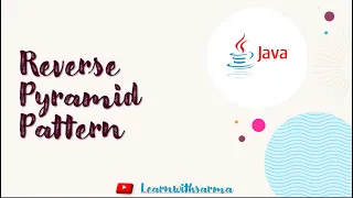 Reverse Pyramid Pattern Java Programming