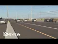 Wrong-way crash closes eastbound lanes of Loop 202 at 24th Street