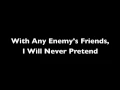 Streetlight Manifesto - The Three Of Us (Lyrics) [Quality Record]