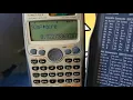 how to convert square meter to acre in casio fx991es plus