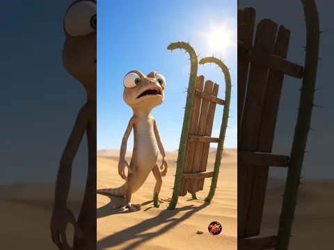 Poor Gecko's Biggest Mistake! 😭🌵#shorts #ytshorts#viralshorts#funny#funnyanimals#gecko#lizard#desert