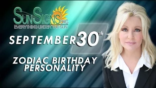 September 30th Zodiac Horoscope Birt ay Personality - Libra