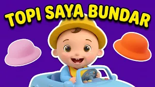 Topi Saya Bundar - Lagu Anak Indonesia (Versi Mobil Mainan Lucu & Edukatif)