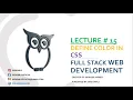 Lecture 15 - Define Color in CSS Learn Web Development in