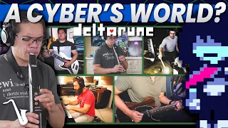 Download A CYBER'S WORLD Cover (Deltarune Chapter 2) - insaneintherainmusic Collective MP3