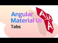 Angular Material UI Tabs Component