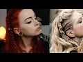 LAGERTHA INSPIRED VIKING HAIR TUTORIAL Evelina Meyrovich
