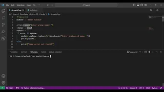 Python string replace method