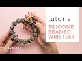 Tutorial - DIY Silicone Beaded Wristlet Keychain
