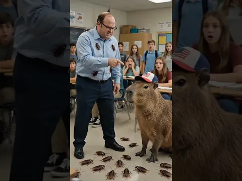 Capybara Gets Blamed for a Toy Cockroach Prank, But Max Gets Caught! 😱🪳
