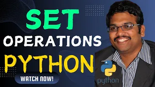 SET OPERATIONS - PYTHON PROGRAMMING