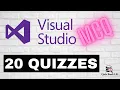 MCQ Quizzes VB NET Microsoft Visual Studio IDE