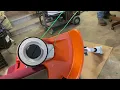 How to rewind STIHL FSA57 string trimmer with auto cut C3-2